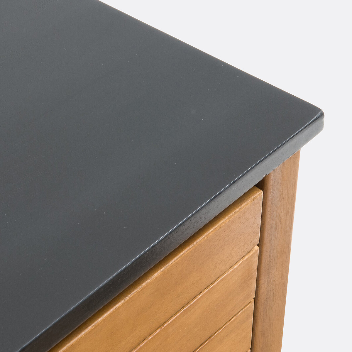 Meuble sous vasque Saturne, acacia, L120 cm acacia, LA REDOUTE INTERIEURS