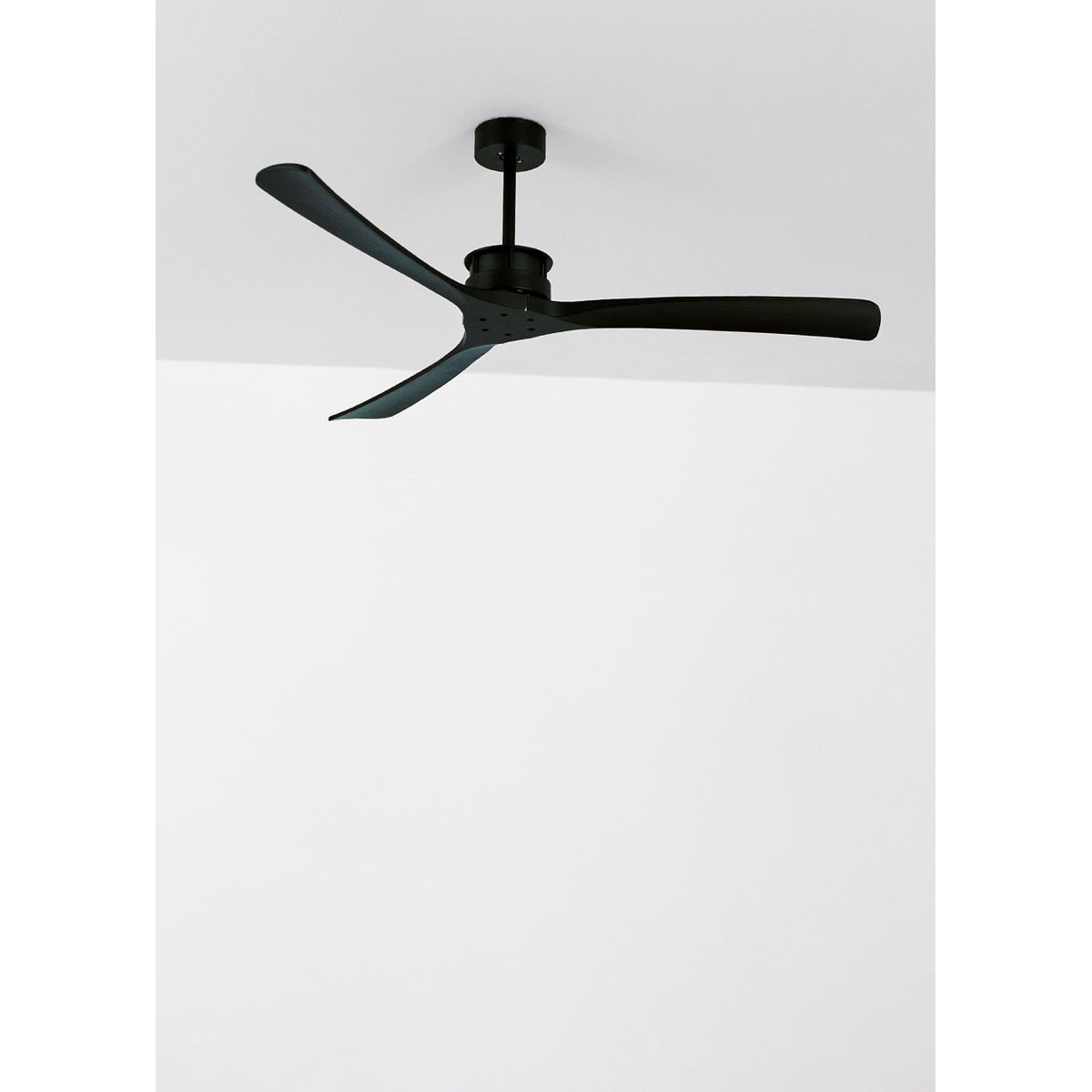 Ventilateur de plafond 40W sans lumière et télécommande WIND LARGE noir/noir, CREATE