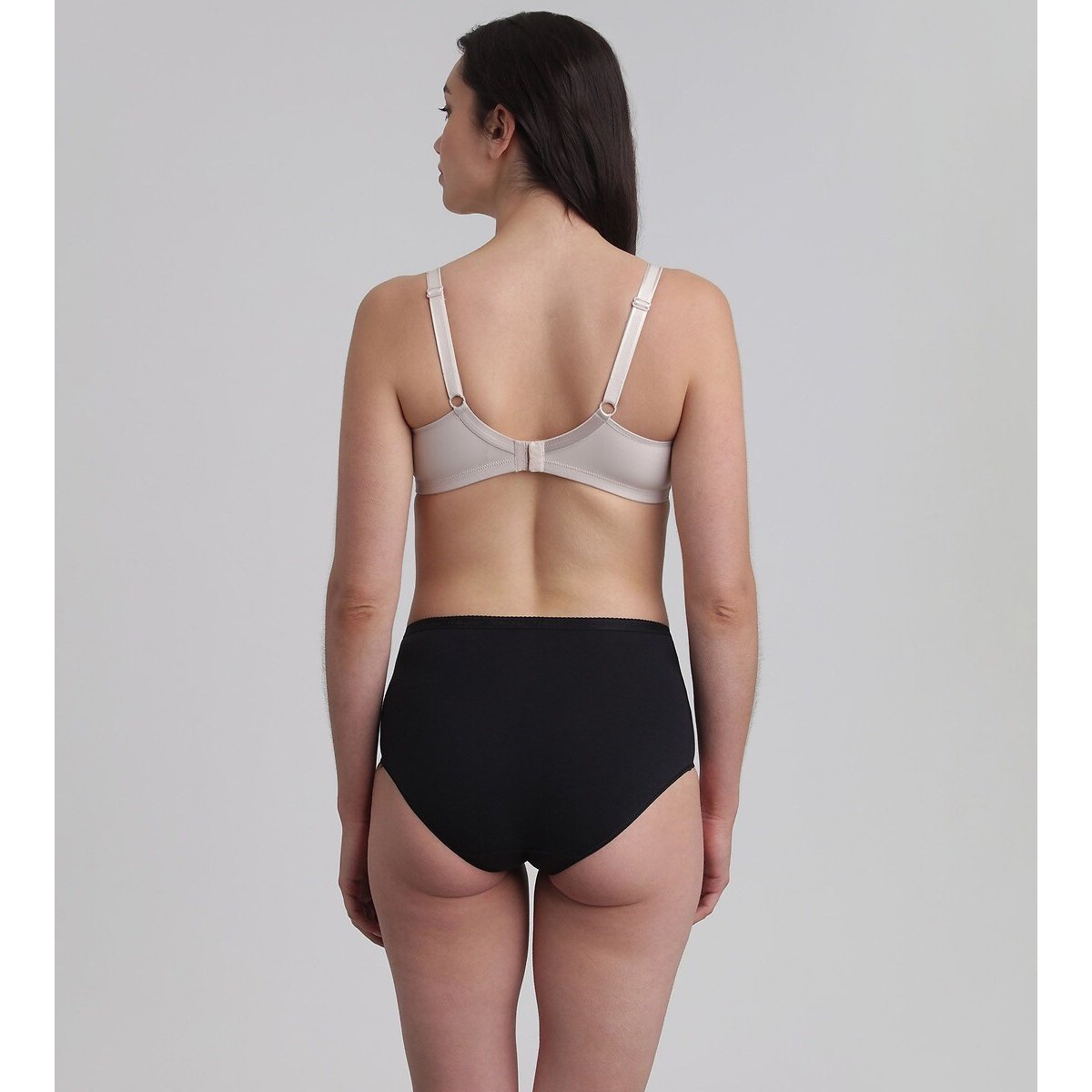 Confezione da 2 culotte maxi in cotone bio nero , PLAYTEX