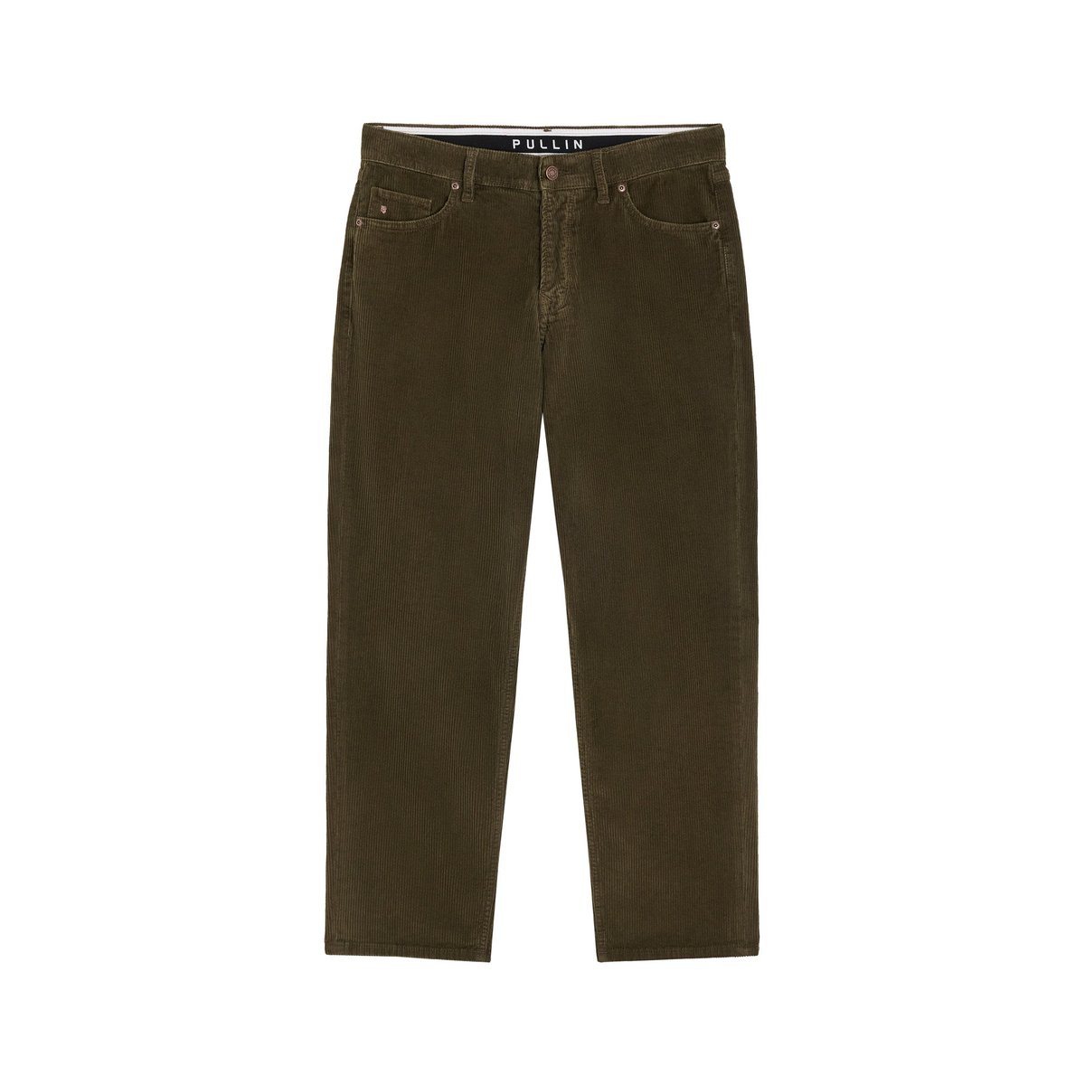 PANTALON MID LOOSE VELOURS ROYCYPRESS vert forêt, PULLIN
