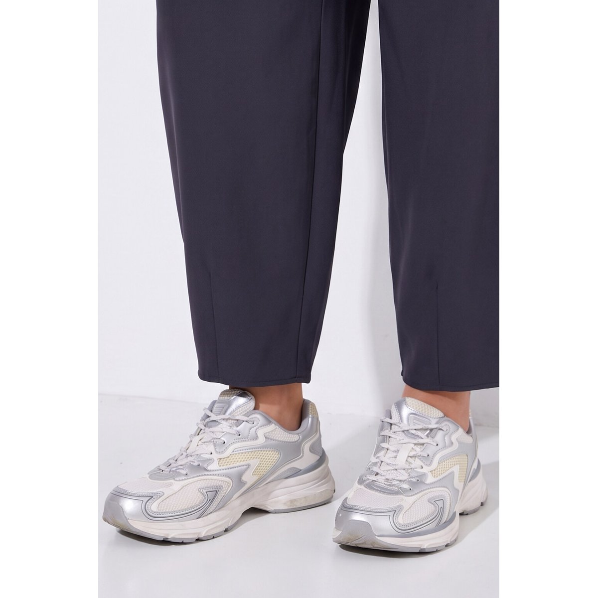 Pantalon Barrel olive foncé, ULLA POPKEN