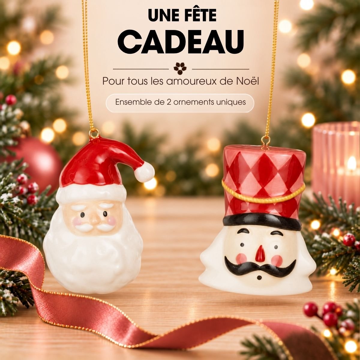 Boule de Noël blanc, MICA DECORATIONS