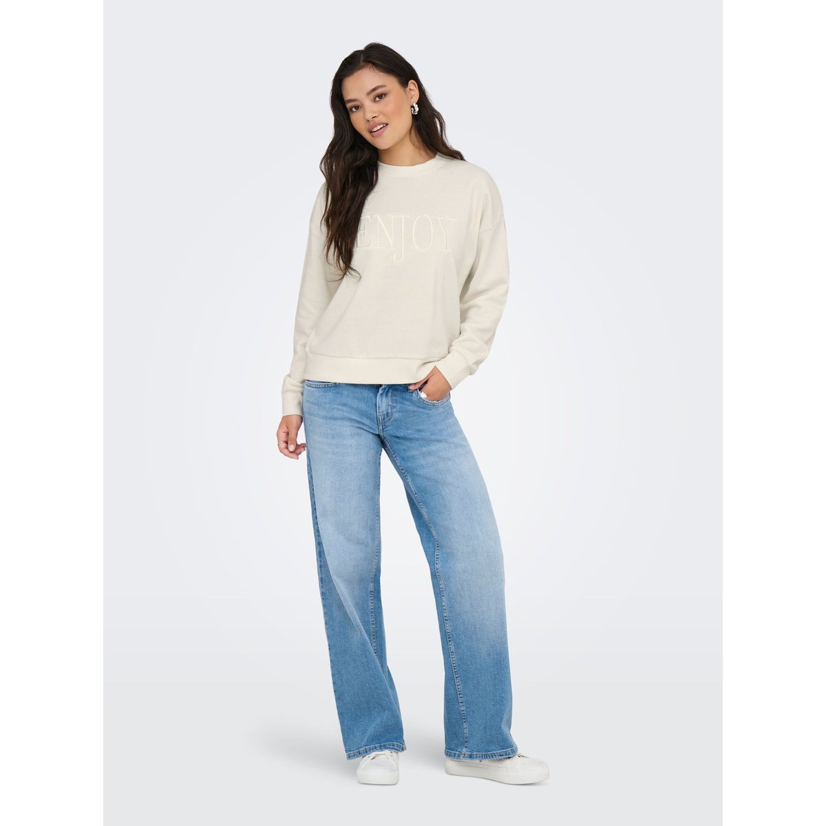 Sweat-Shirt egret, ONLY