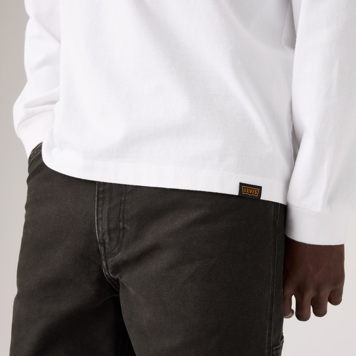 T-shirt Workwear manche longue blanc - bright white, LEVI'S