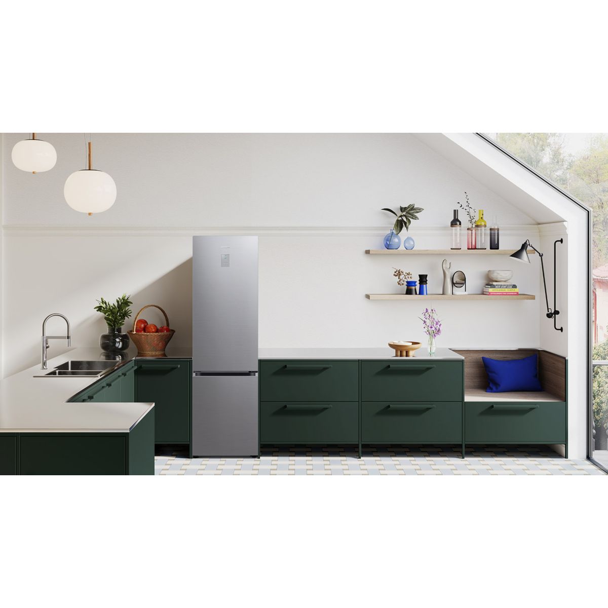 Réfrigérateur combiné RB38C603CS9 couleur unique, SAMSUNG