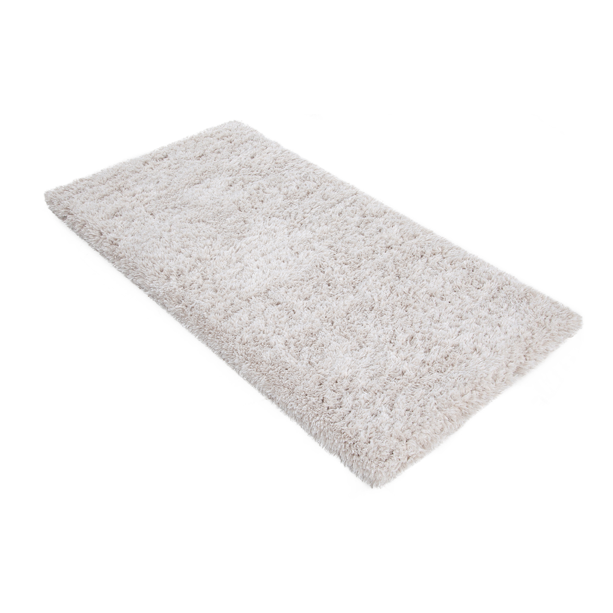 Tapis recyclé à poils longs coloris ivoire 160 x 230 cm AIMEE ivoire, MILIBOO