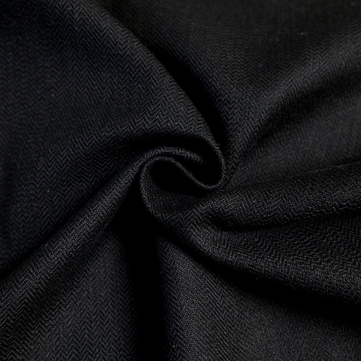 Torchon de cuisine unis en coton - QABANE noir, HOME MAISON
