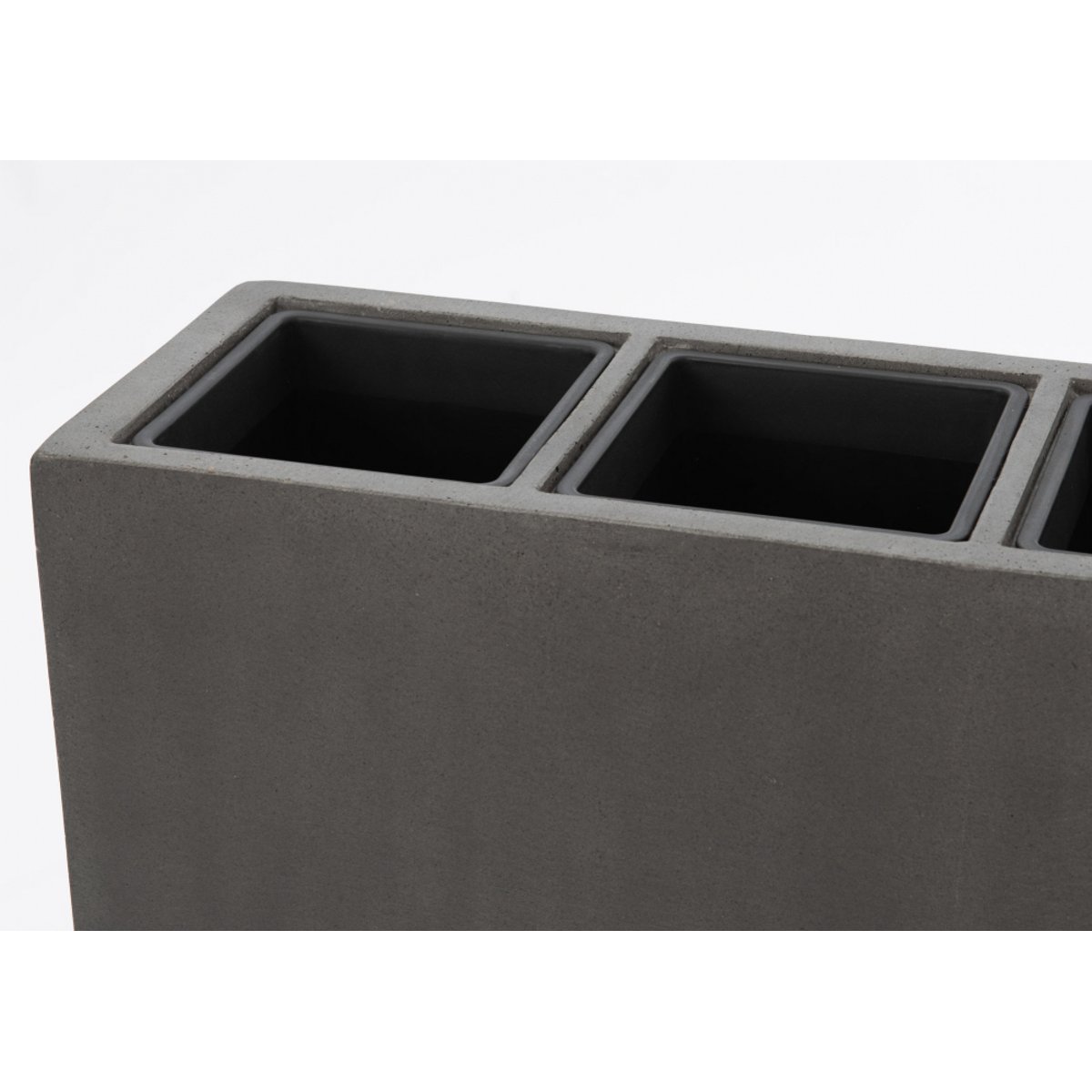 Jardinière en résine hauteur : 76   POT 5L S20H23,5 OUTDOOR -  WATERPROOF gris, AMADEUS