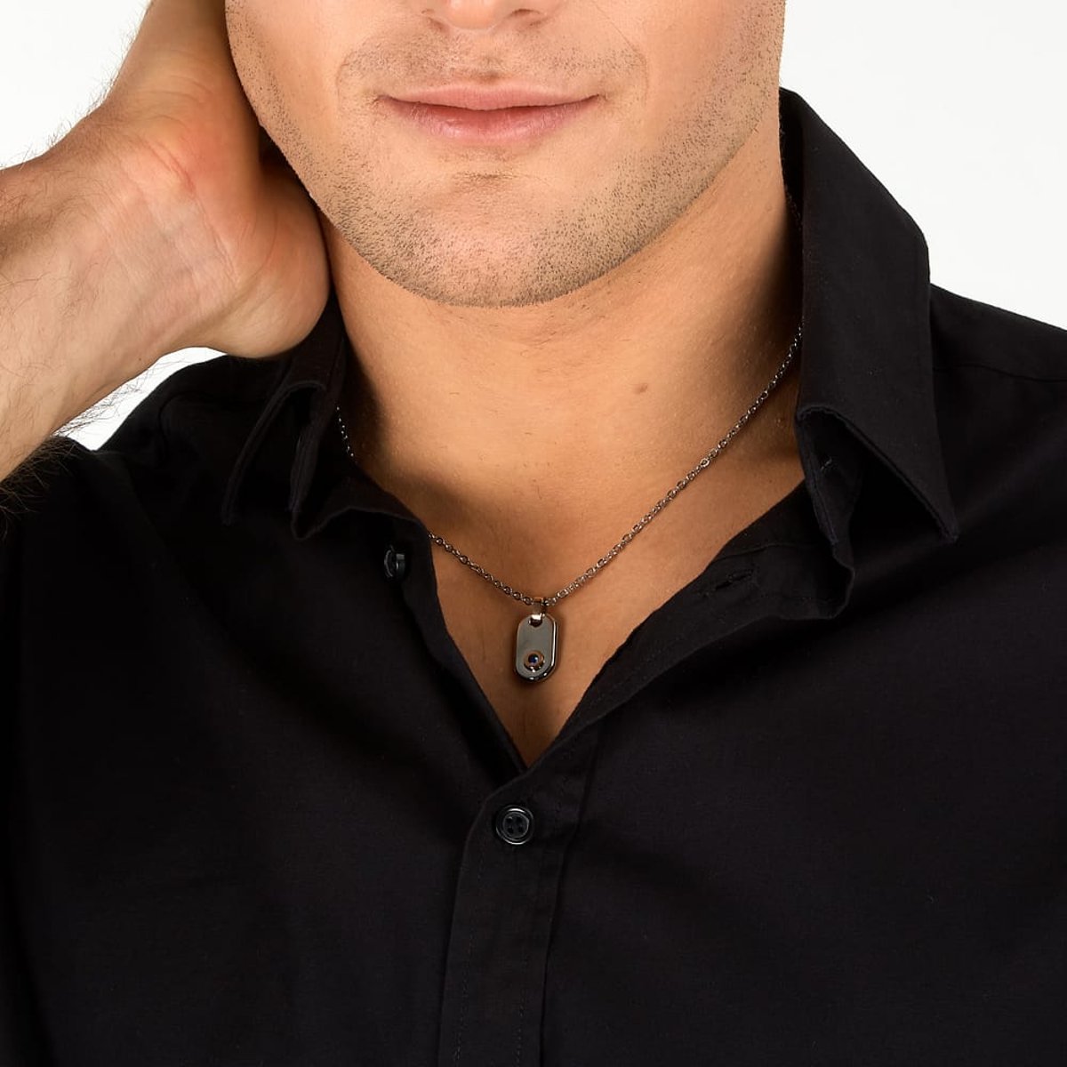 Colliers en Zircon/cubic Zirconia/steel et Zircon rose gold,stainless steel, MORELLATO