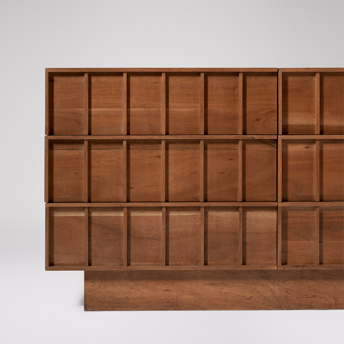 Sandon Acacia Wood 6 Drawer Chest Of Drawers dark acacia wood, SWOON