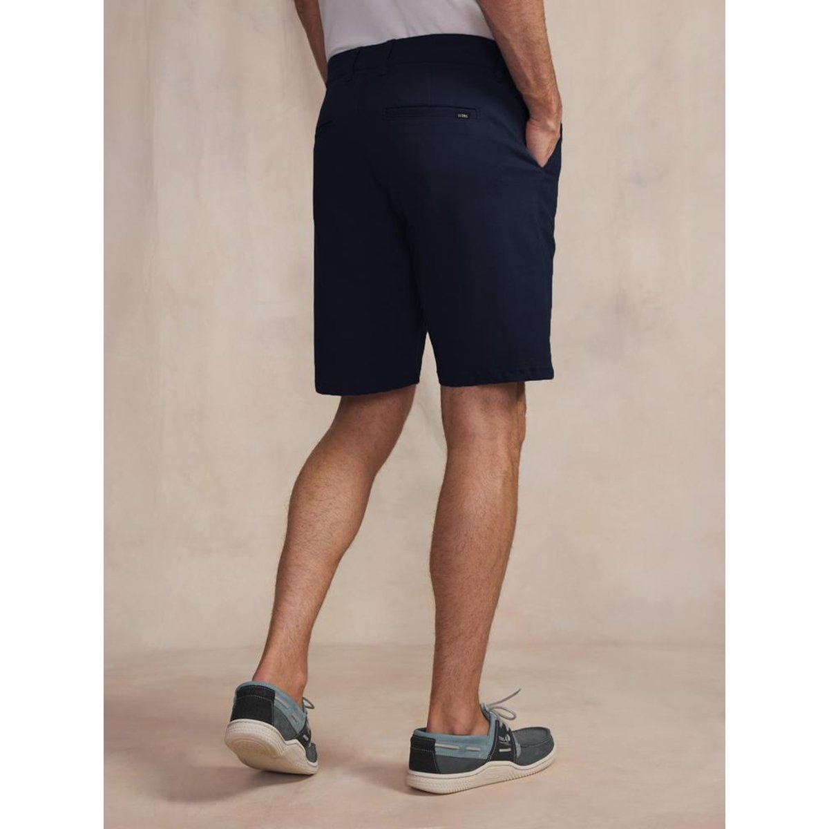 Bermuda ceinture droite avec passants PAVLOBER navy, TBS