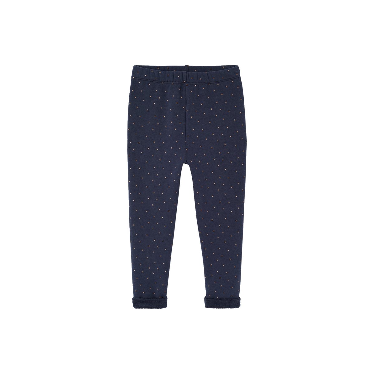 Legging doublé maille polaire encre, VERTBAUDET