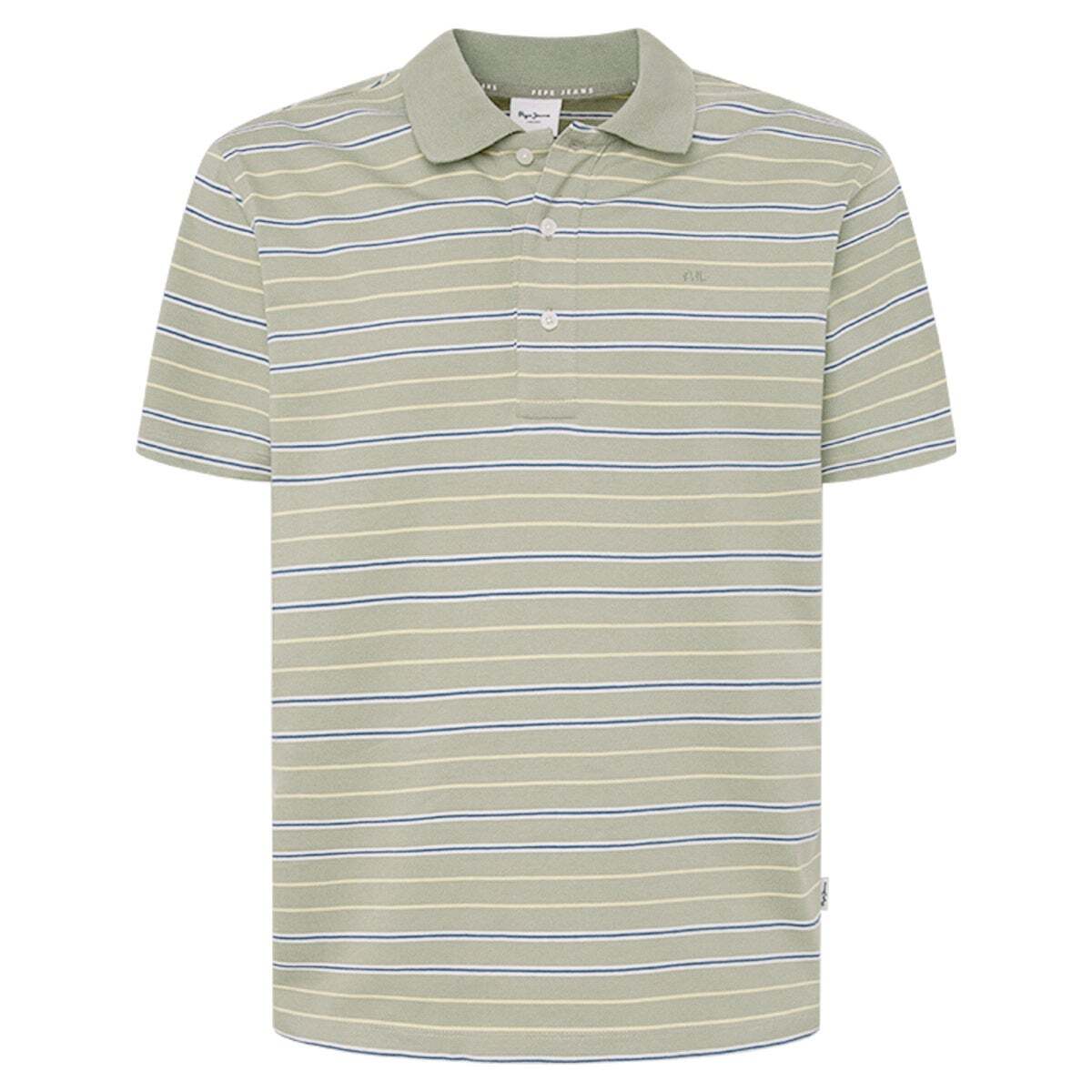 Polo Coupe Regular À Rayures vert palmier, PEPE JEANS