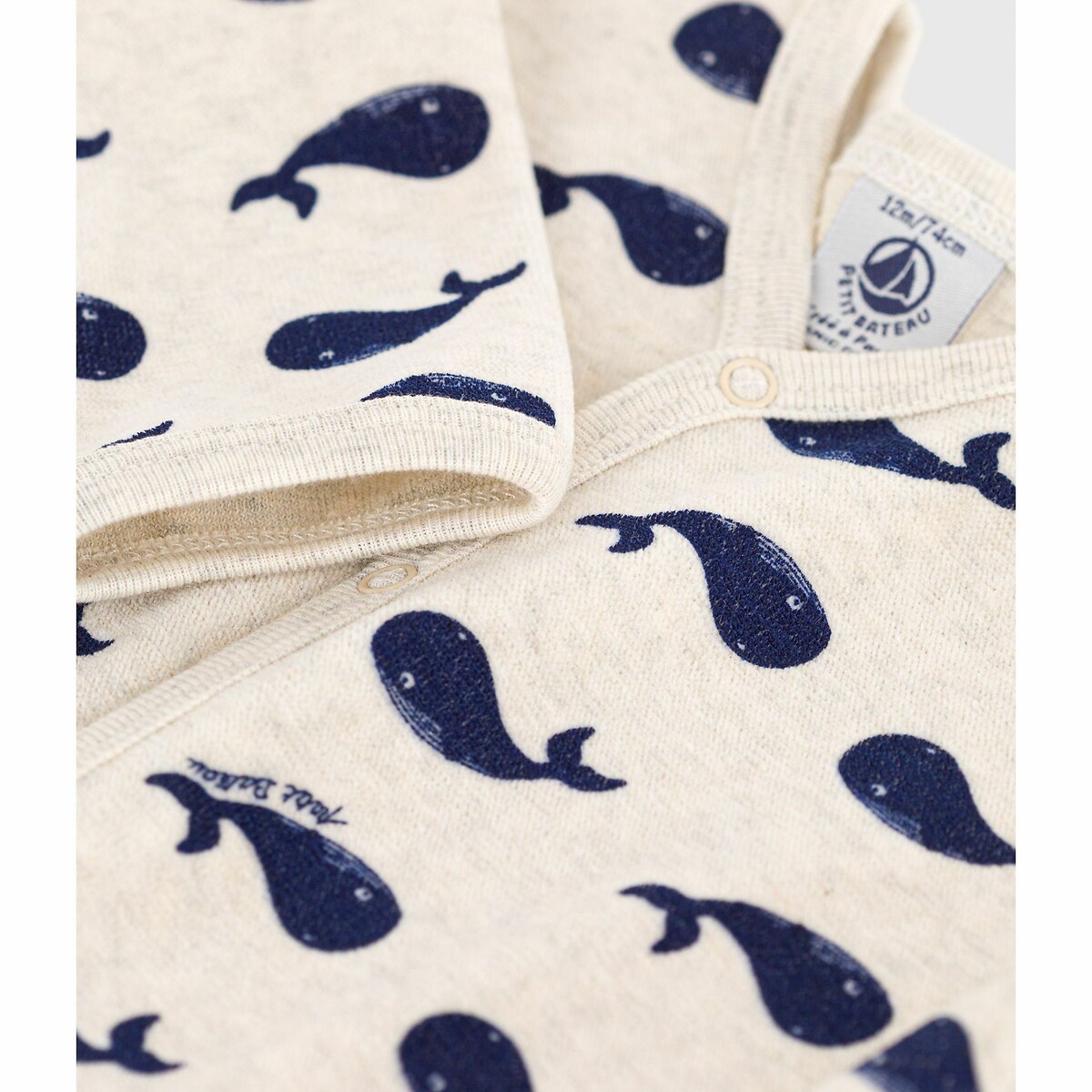 Pyjama dors bien imprimé baleines imprimé, PETIT BATEAU