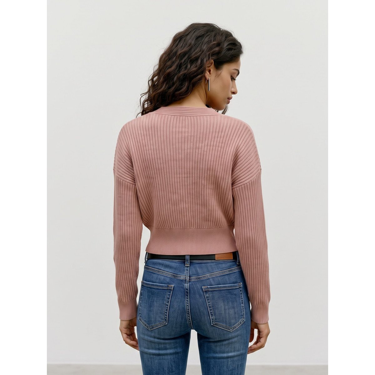 Pull En Maille pale mauve 1, VERO MODA