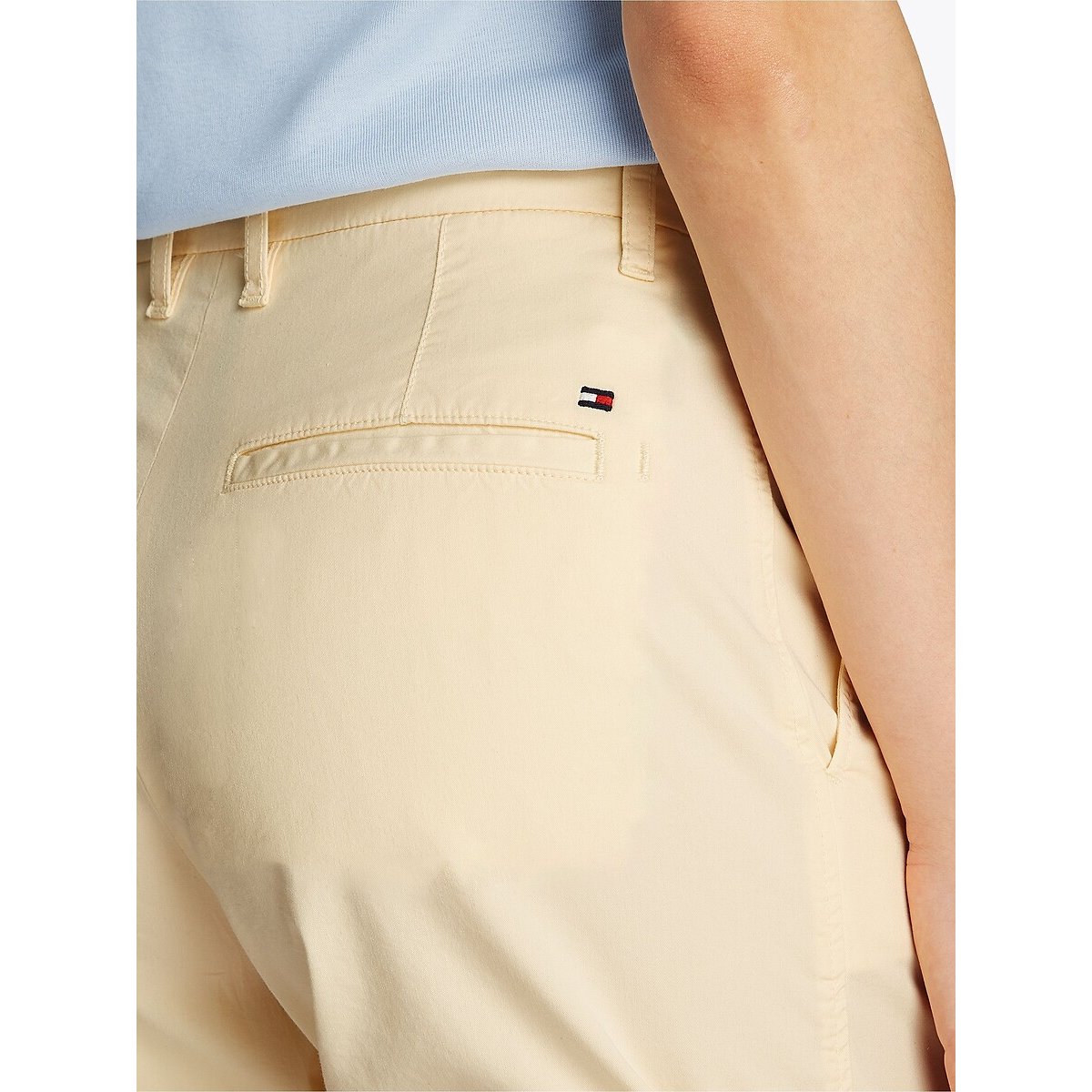 Short chino coton mélangé stretch jaune, TOMMY HILFIGER