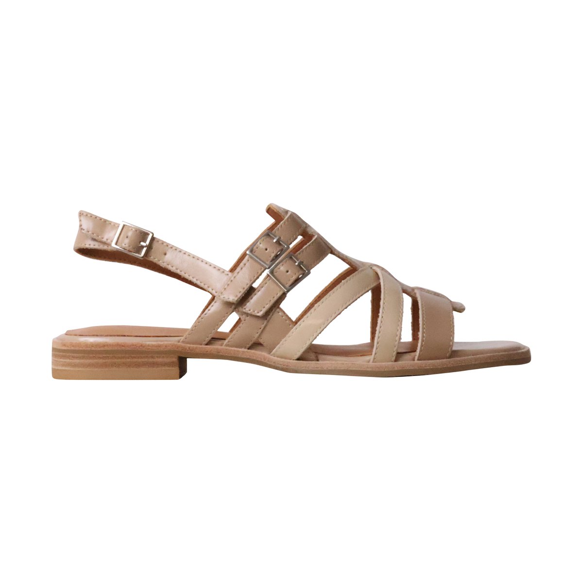Sandales Cuir Ariette nude, EMILIE KARSTON
