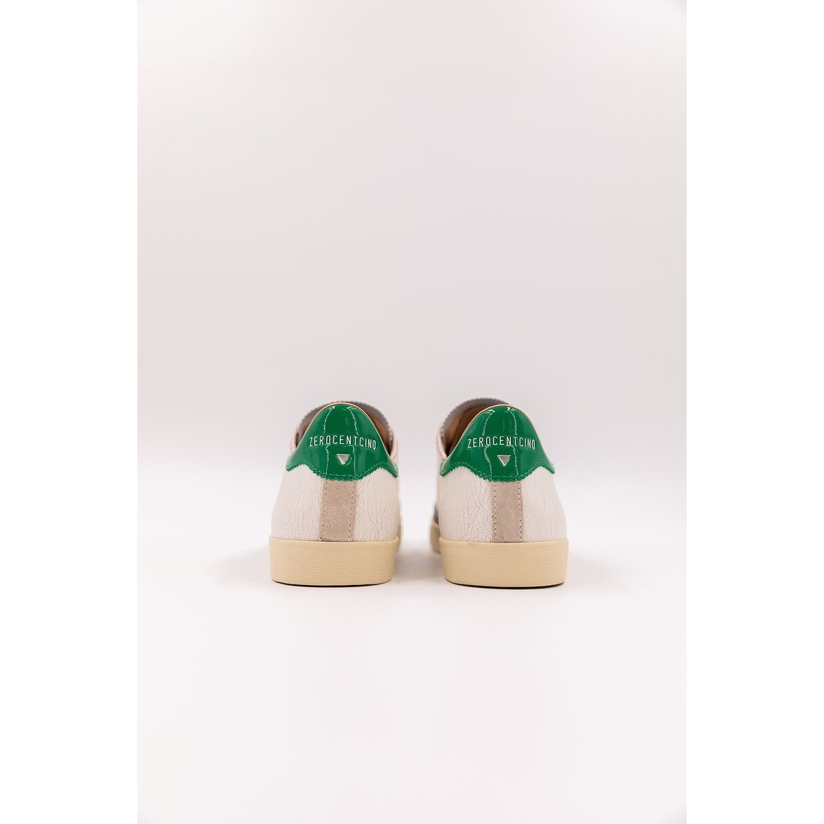 SC06 Leather Trainers white/green, ZERO 105