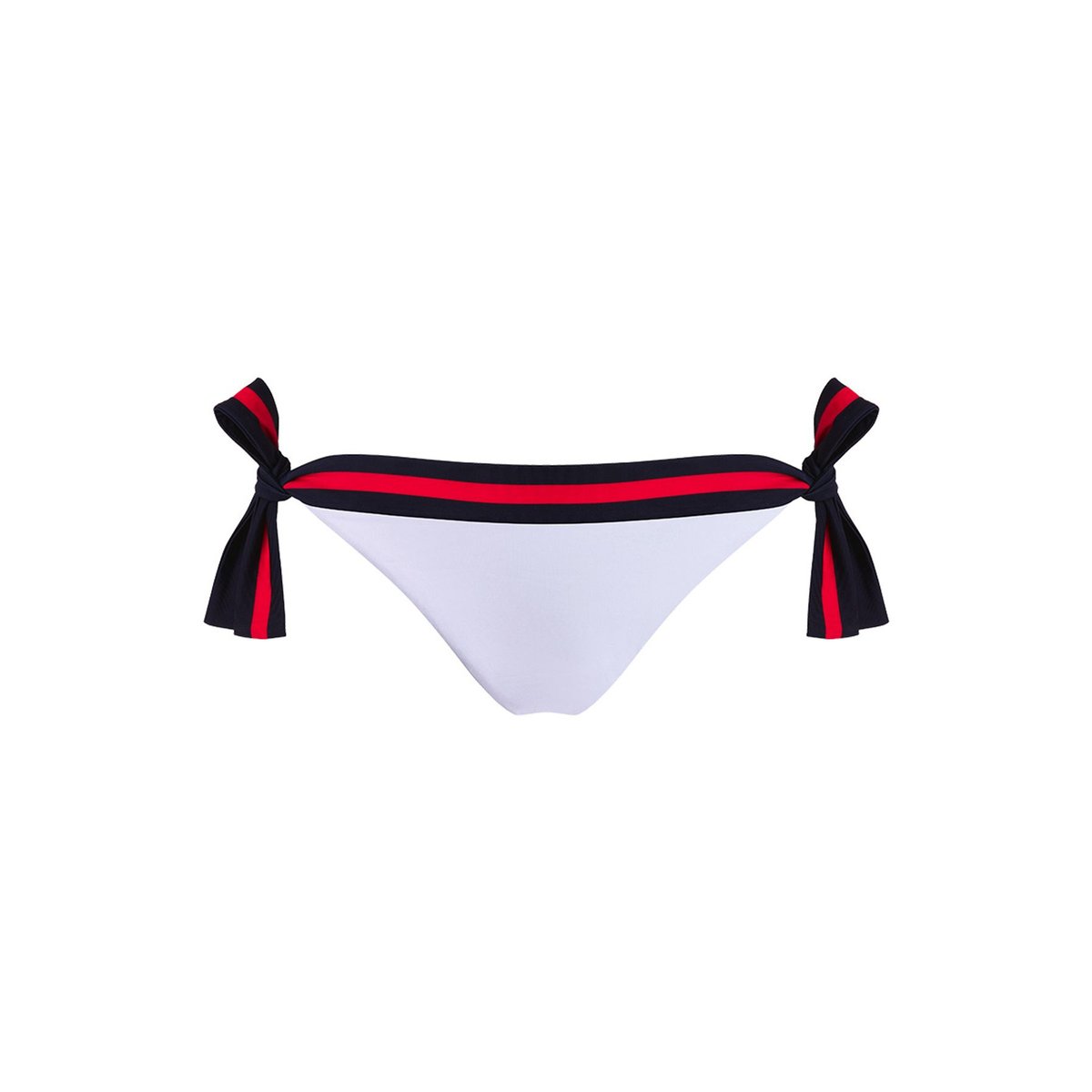 Flamme, bas de maillot de bain femme mini, ines x vilebrequin blanc, INES DE LA FRESSANGE PARIS