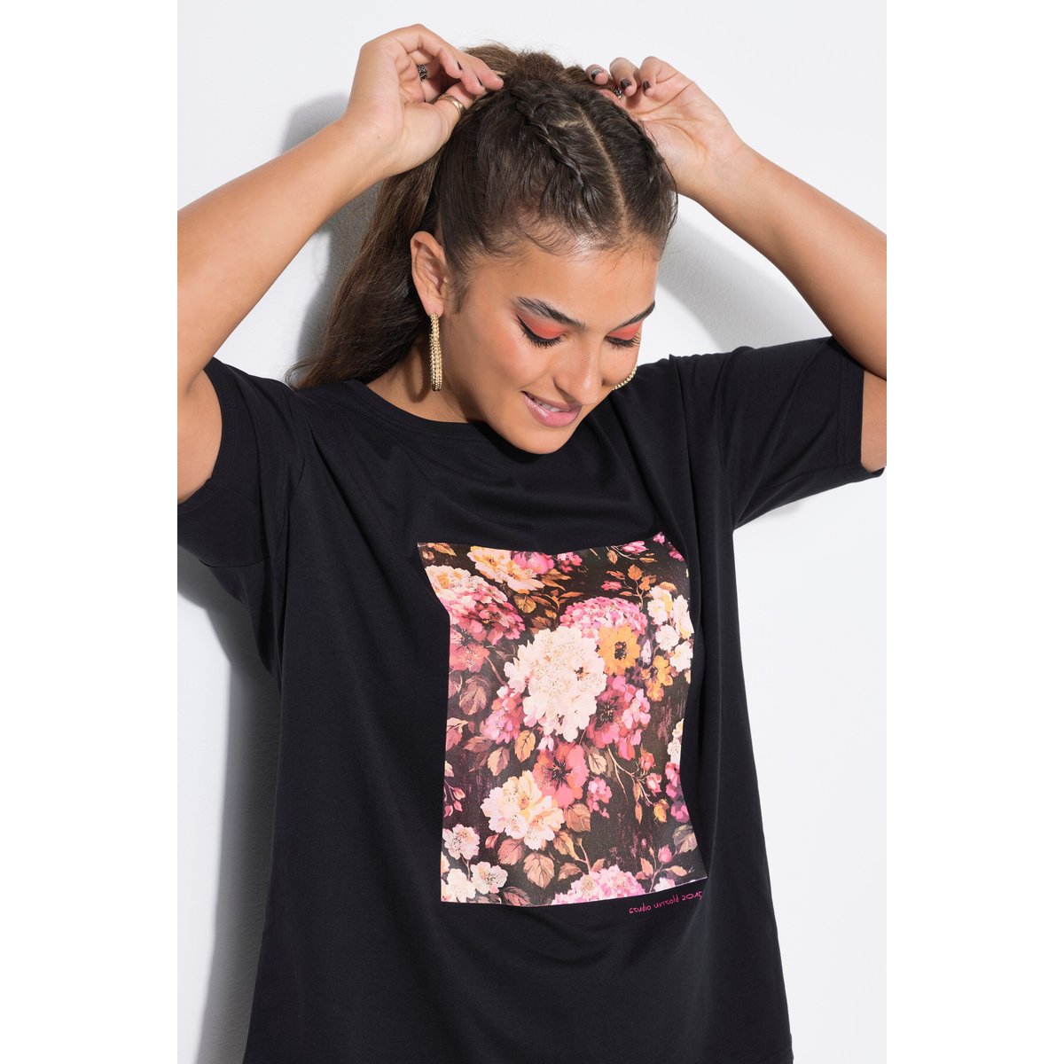 T-shirt oversized noir, STUDIO UNTOLD