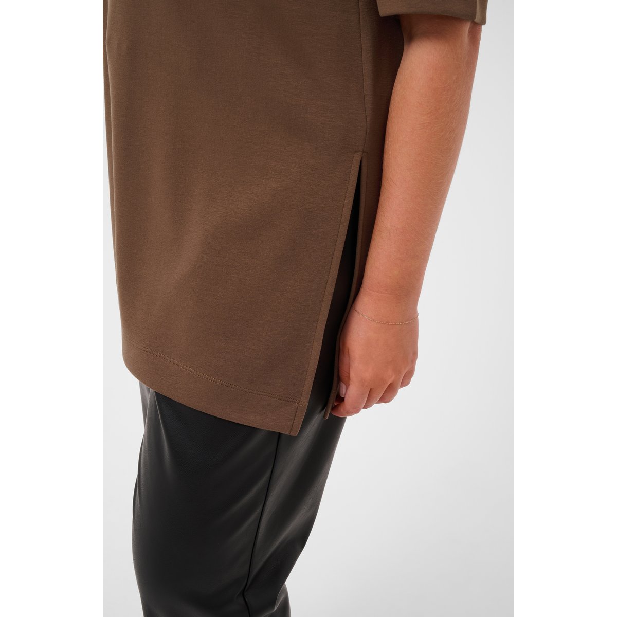 T-shirt vert carafe, KAFFE CURVE