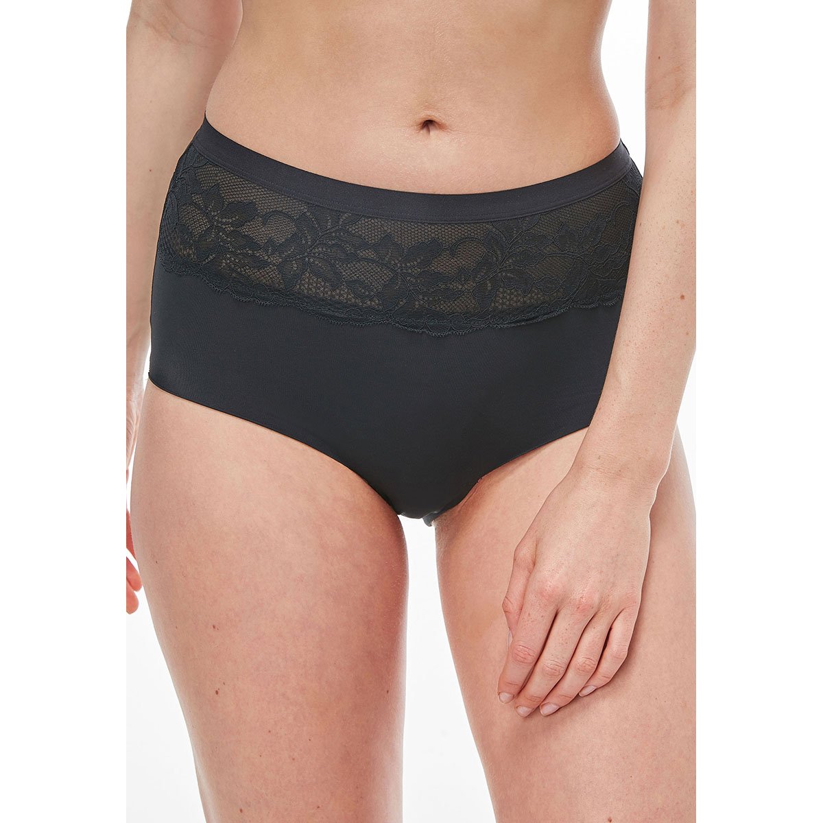 Culottes gainantes taille haute en, lot de 2 noir/nude, NEXT