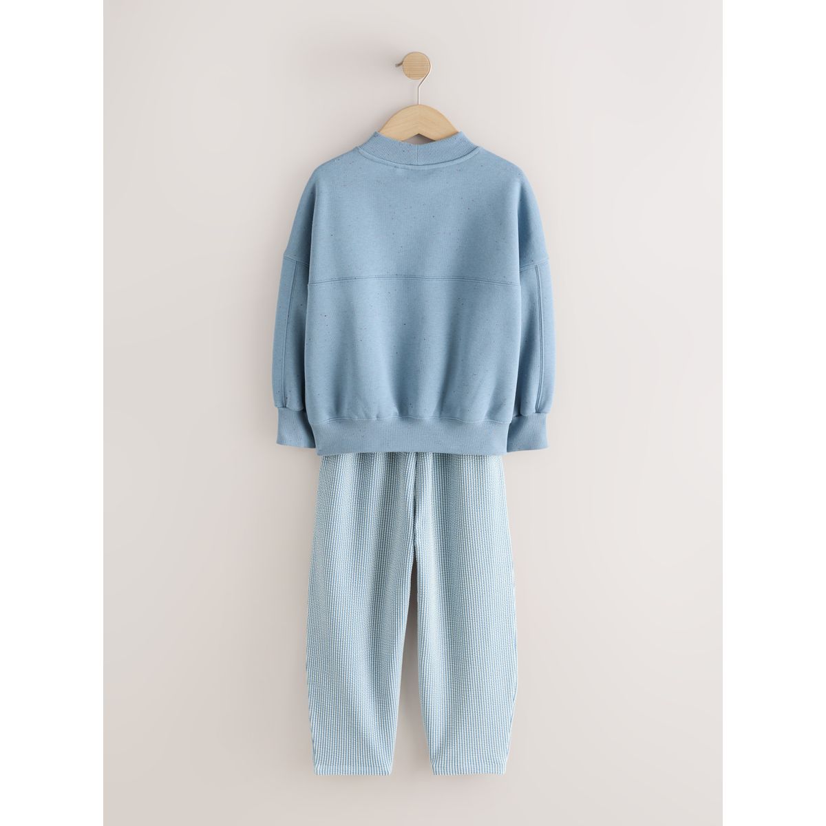 Ensemble sweat et pantalon texturé bleu, NEXT
