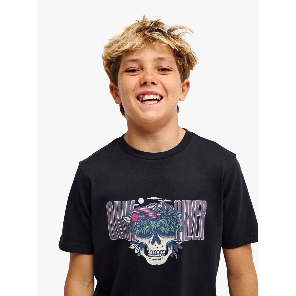 Short Sleeve T-Shirt black, QUIKSILVER