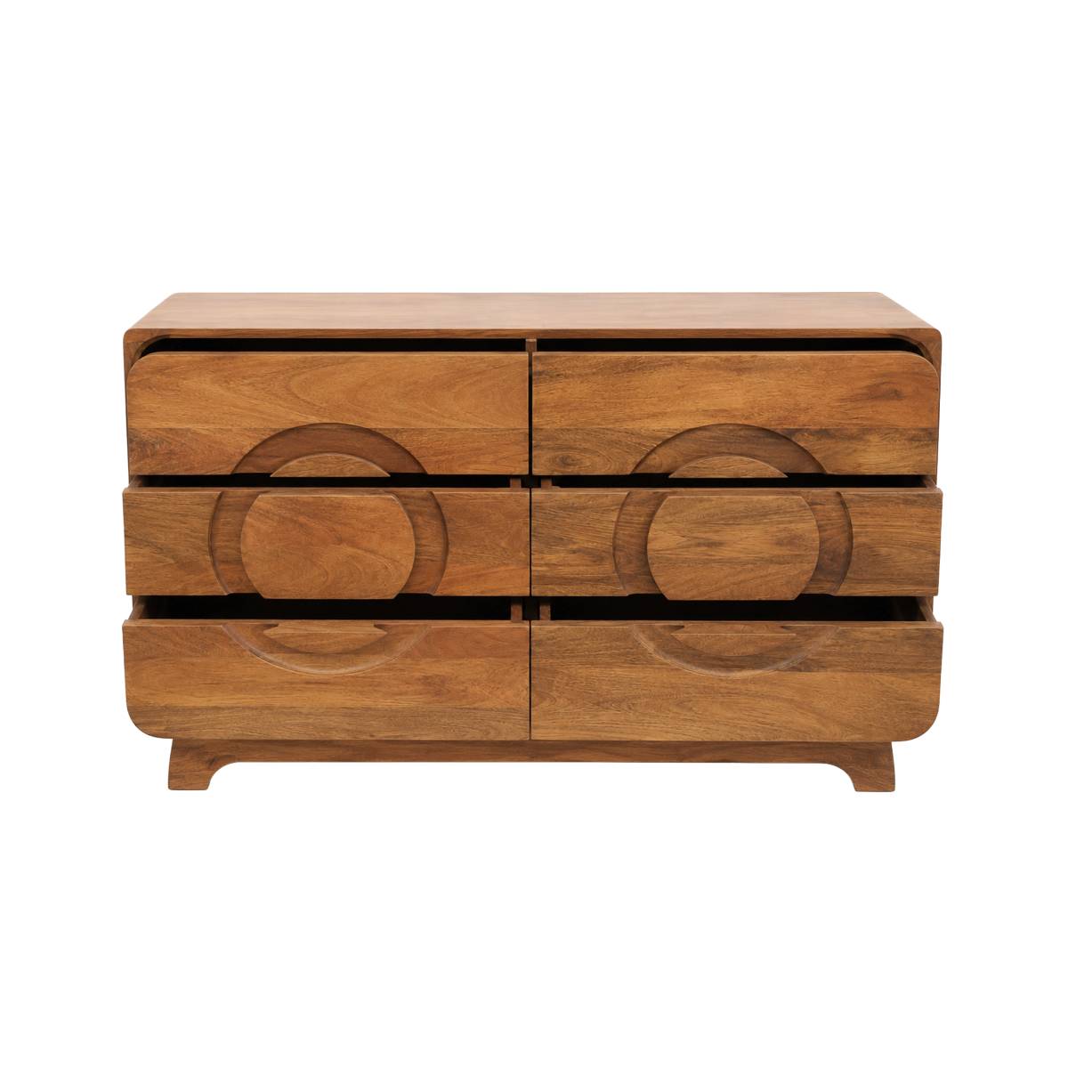 Commode en bois de manguier COLETTE bois clair, MADE IN MEUBLES 