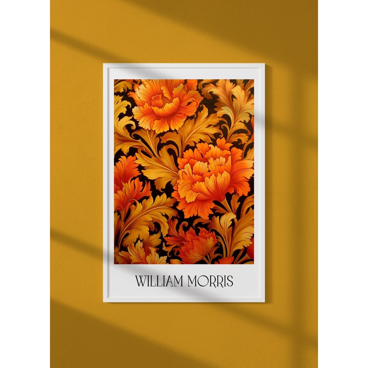 Affiche William Morris n°14 blanc, L'AFFICHERIE