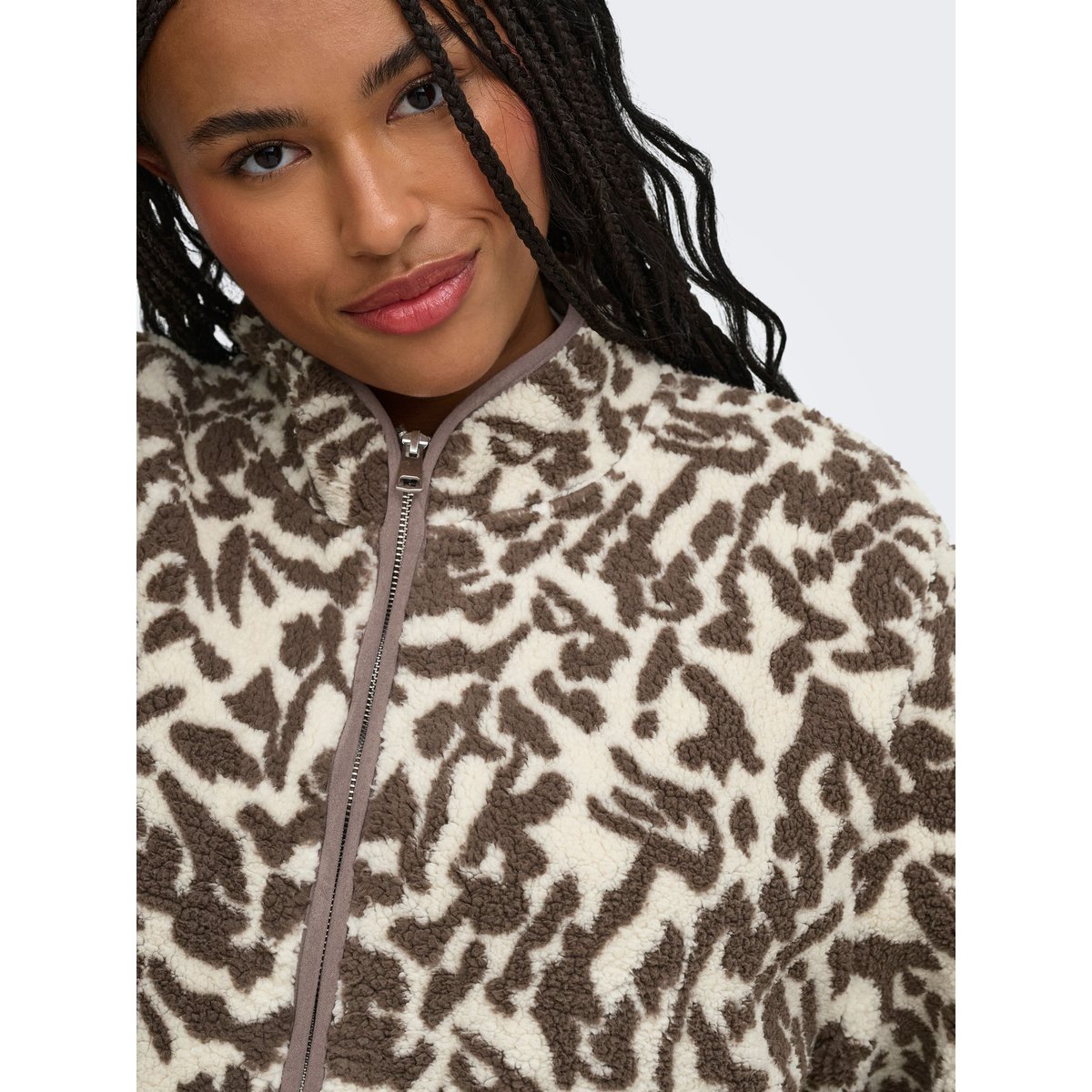 Sweat-Shirt En Polaire marron - bracken, ONLY CARMAKOMA