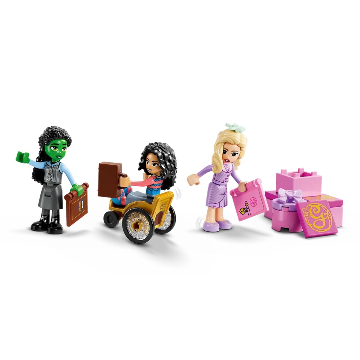 LEGO Wicked - Glinda, Elphaba et Nessarose à l'université de Shiz - 75681 rose pâle, LEGO