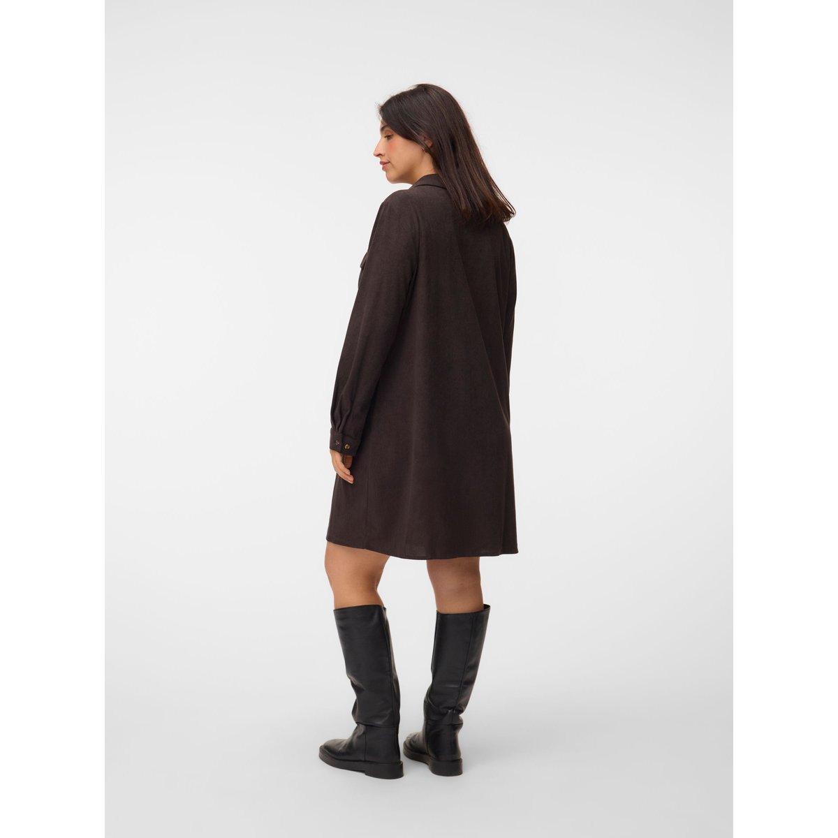 Robe Chemise chocolate torte, VERO MODA