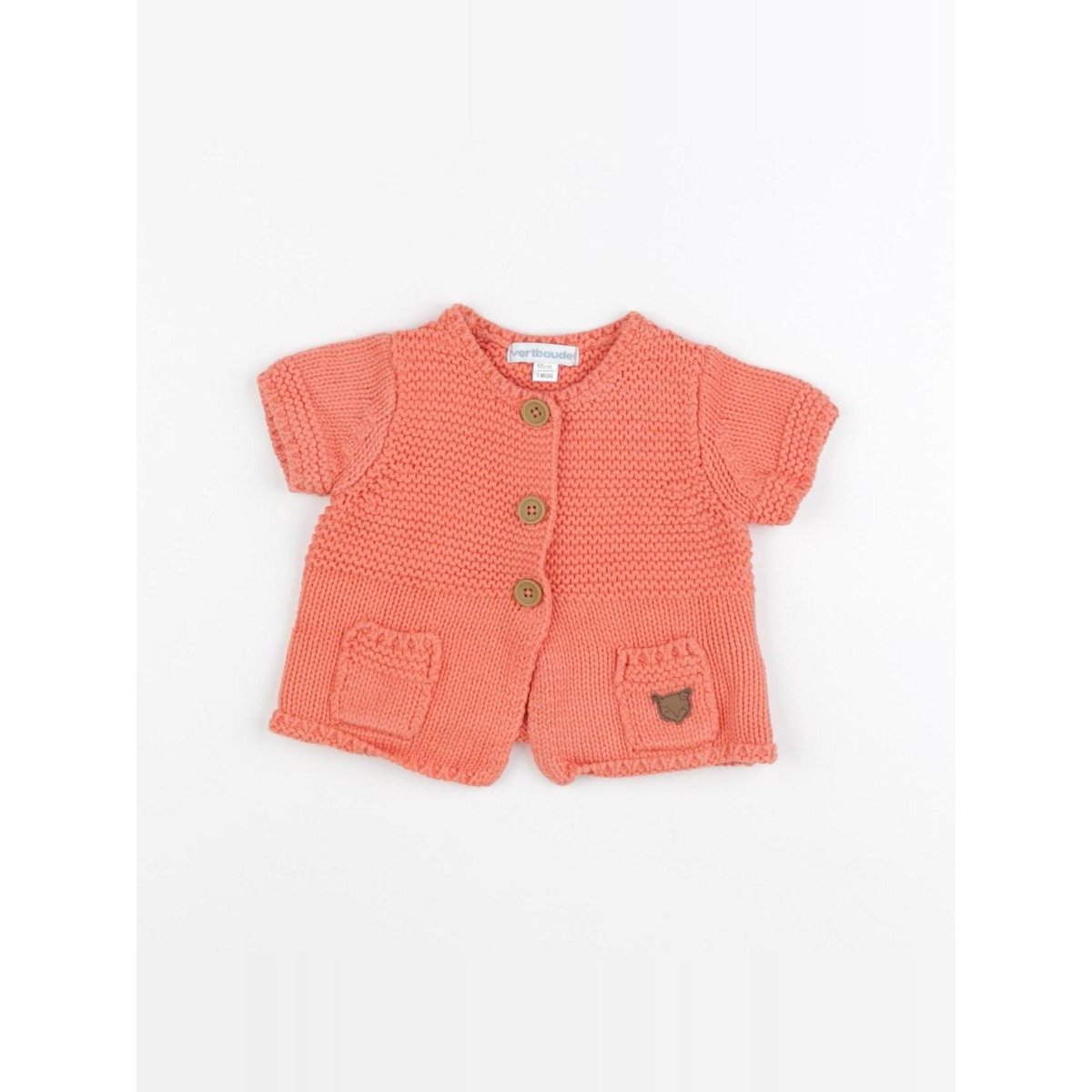 Gilet - Très bon état orange, VERTBAUDET