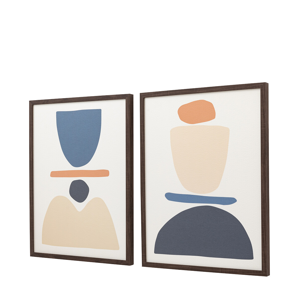 Set of 2 Balance Framed Art multi-coloured, ÉDITÉ