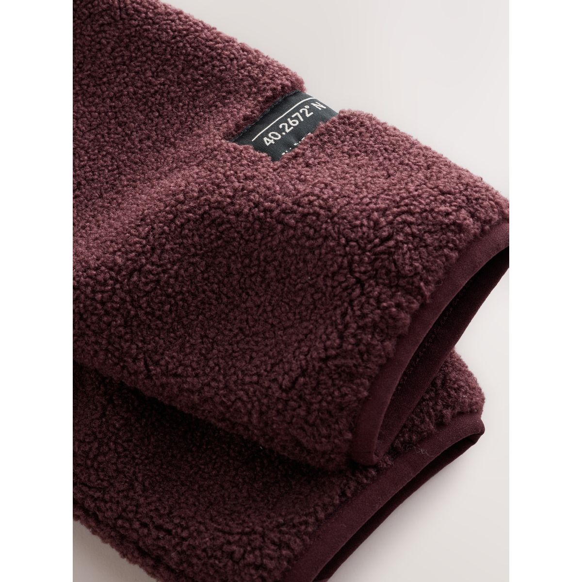 Polaire zippée prune, NEXT