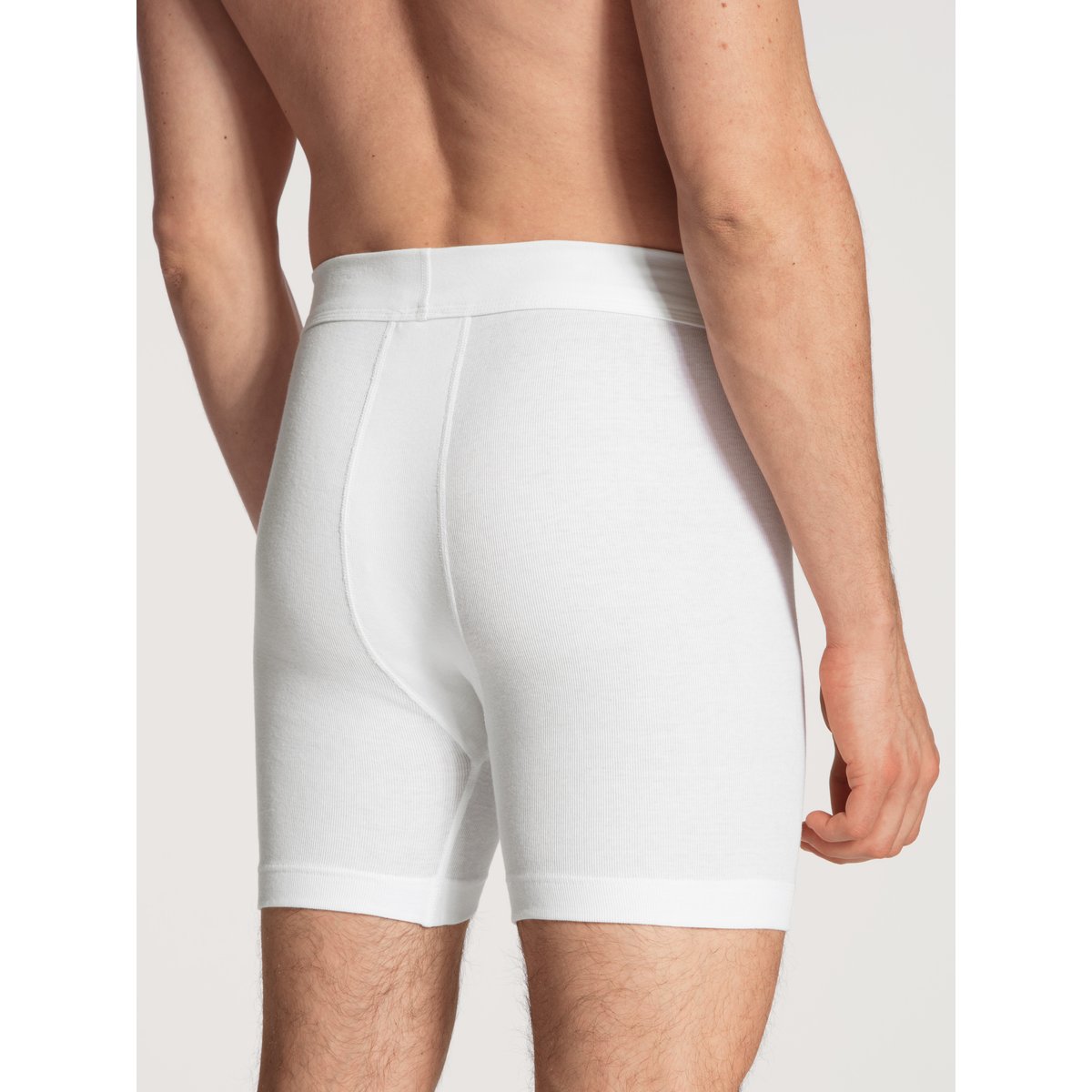 Classic boxer brief avec ouverture Coton COTTON 1:1 blanc, CALIDA