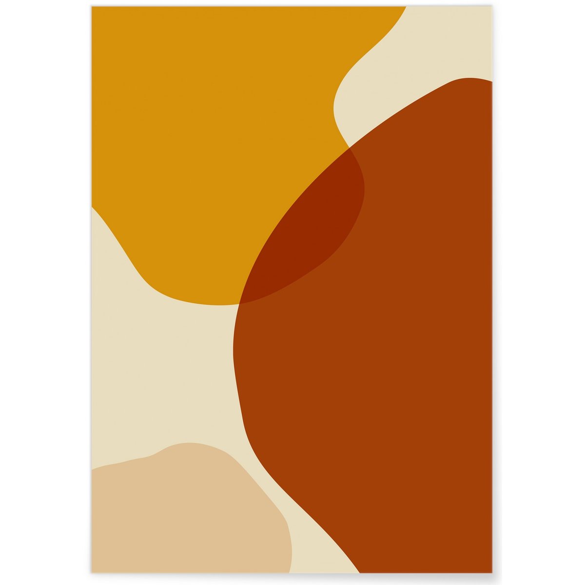 Affiche Abstract Background 3 blanc, L'AFFICHERIE