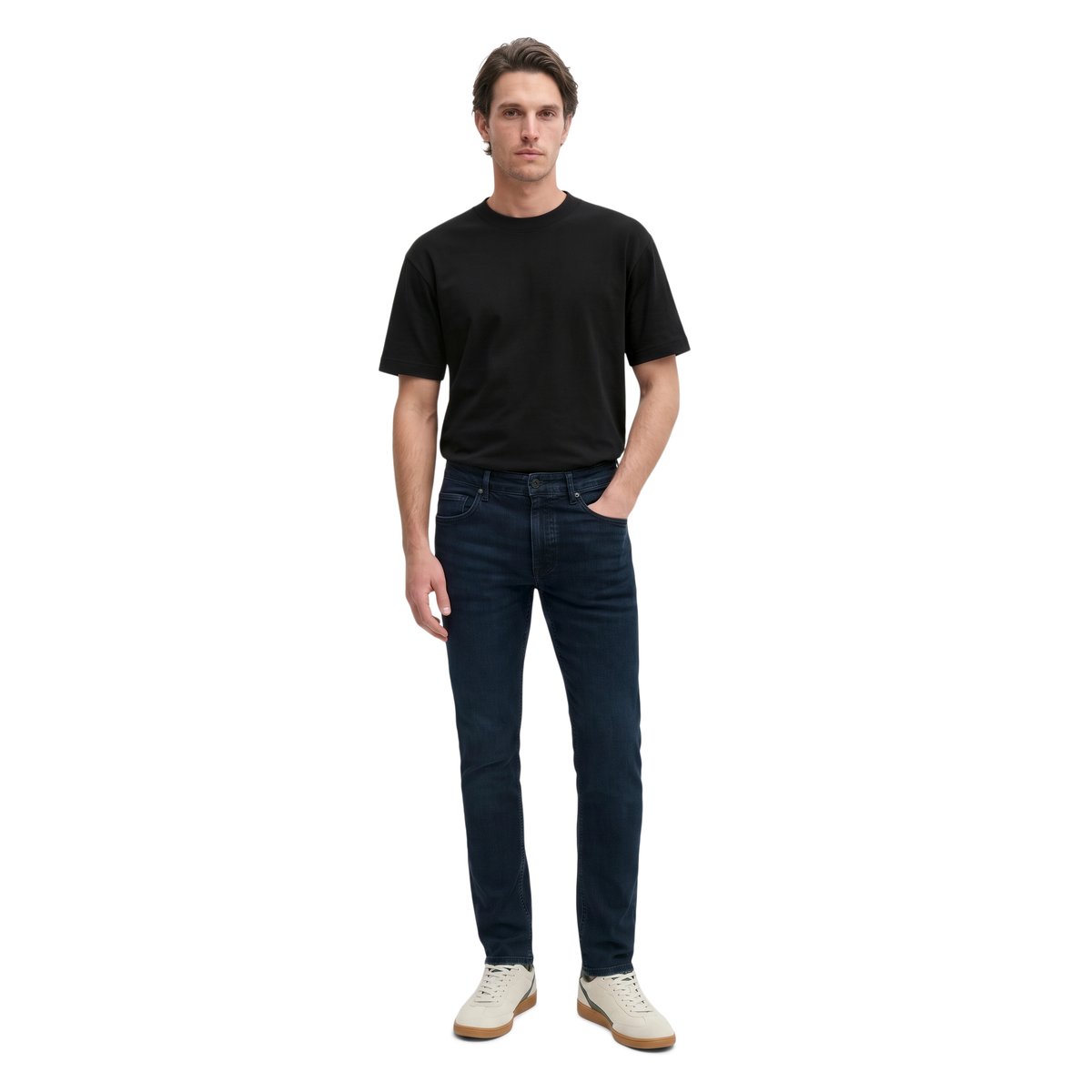 Jeans modèle Sjöbo shaped en mélange de coton bio de haute qualité bleu, MARC O'POLO