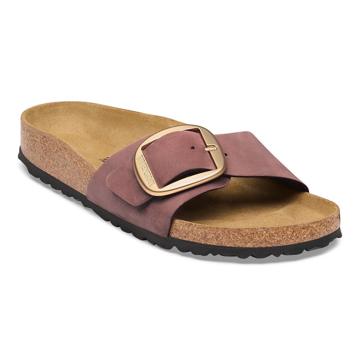 Mules simple bride Madrid Big Buckle bordeaux, BIRKENSTOCK