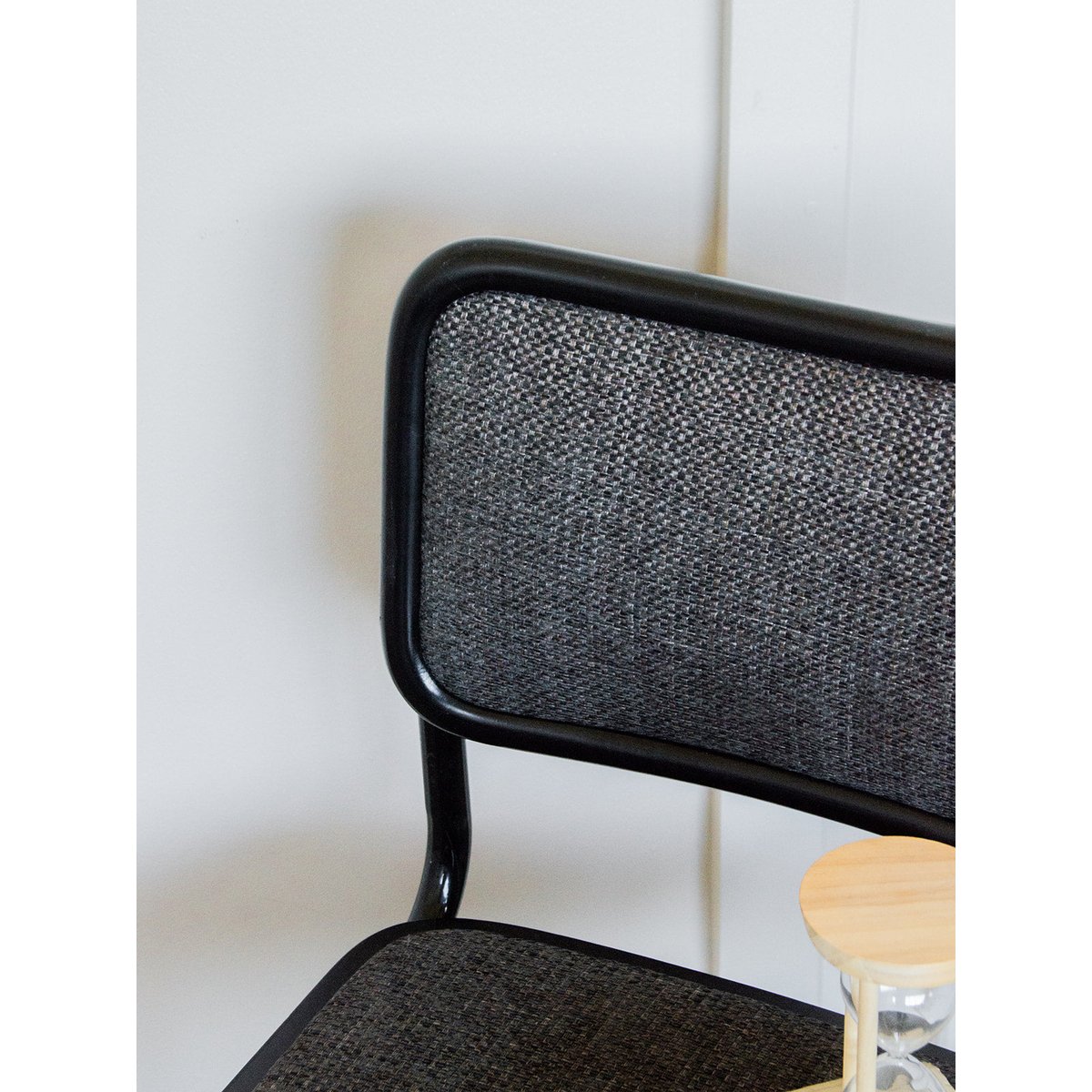 Chaise Breuer noire Diana N°291 - Bon état noir, DEBONGOUT