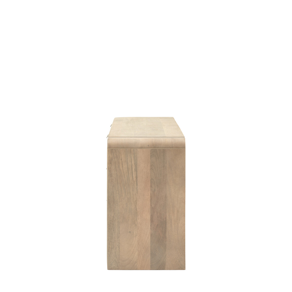 Corven Fluted Mango Wood 6 Drawer Chest wood, SO'HOME