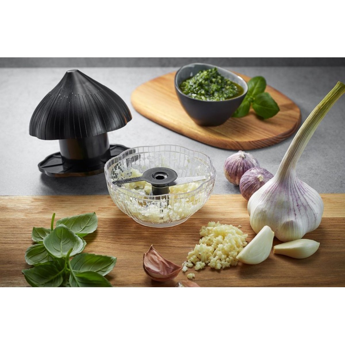 Hachoir à ail AGLIOLI noir, GEFU
