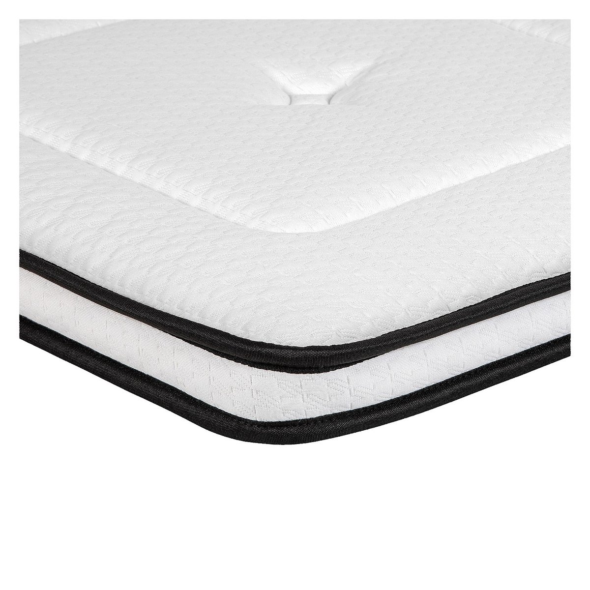 Surmatelas en mousse à mémoire de forme SERENITE blanc, HABITAT