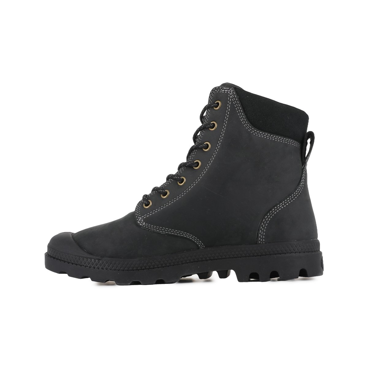 Boots en cuir PAMPA SC THINS WP+ black, PALLADIUM
