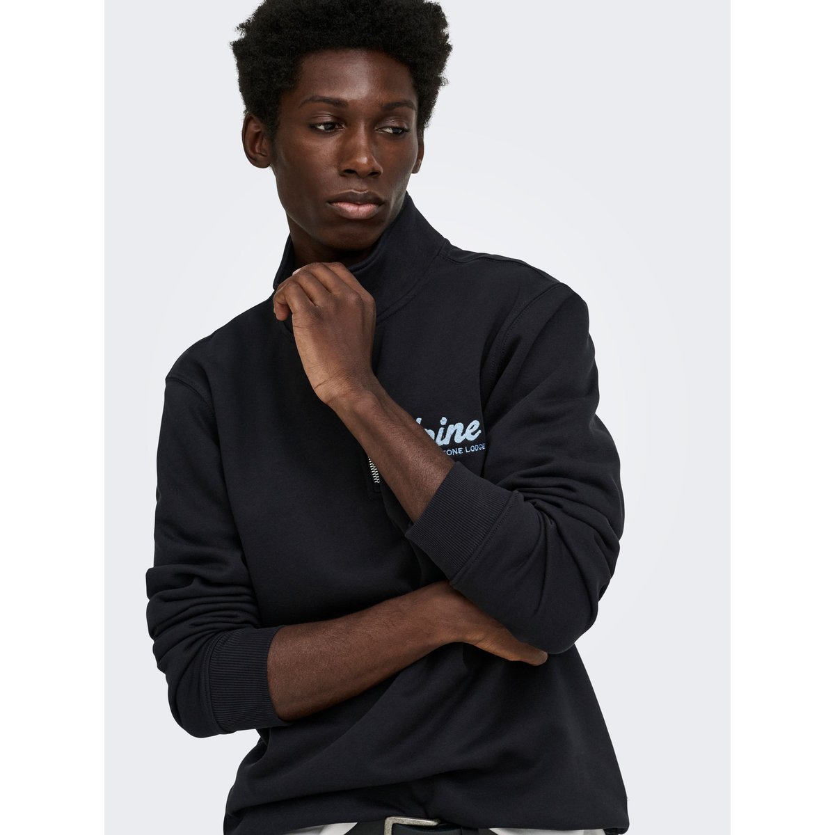 Sweat-Shirt black 1, ONLY & SONS