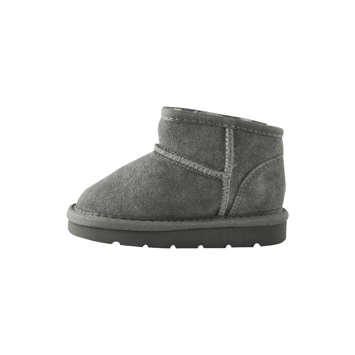 Bottes à enfiler en daim déperlant gris, NEXT