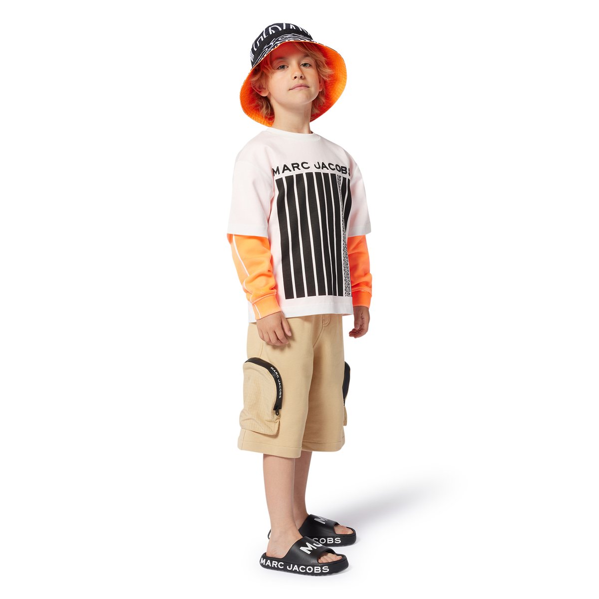 Short bermudes en polaire long corde, MARC JACOBS