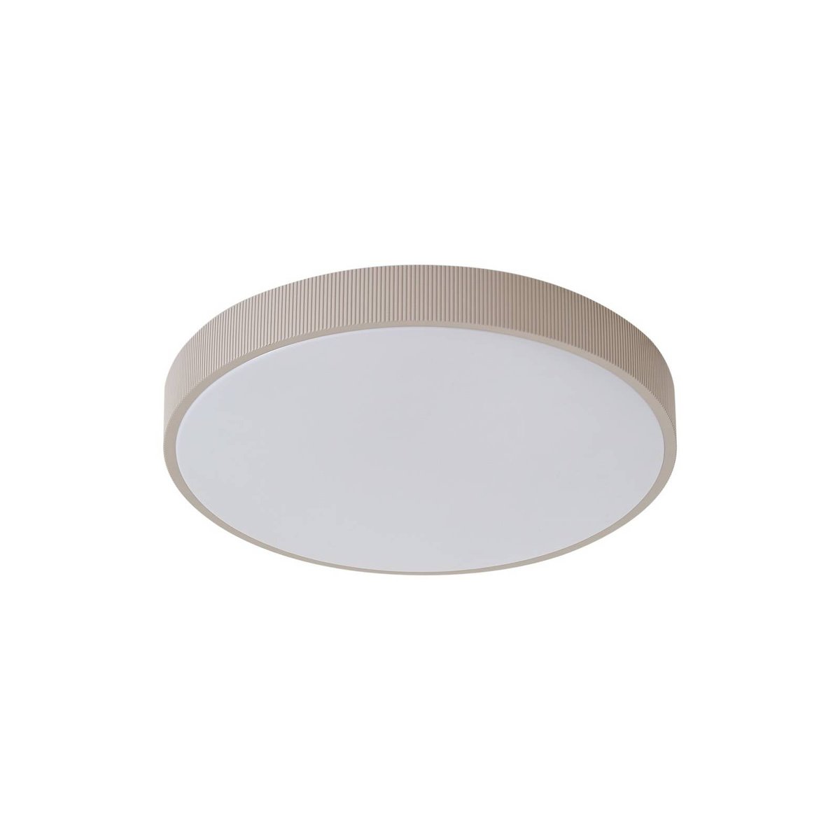 Plafonnier LED, Zylo blanc, taupe, LINDBY