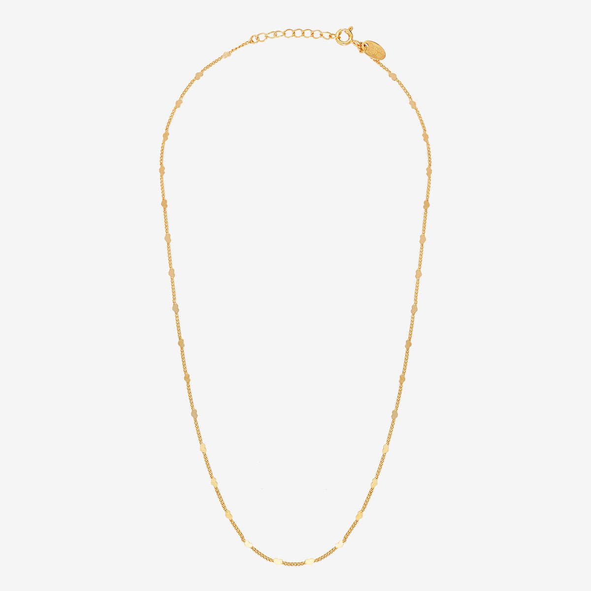 Collier doré chaines simples - mini hearts doré, CAROLINE NAJMAN